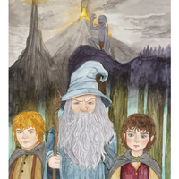 The lord of the rings aquarelle